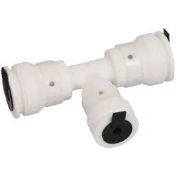Aluverbund Steckfitting Henco Vision T-Stück Mittelabgang reduziert 20 x 2 - 16 x 2 - 20 x 2
