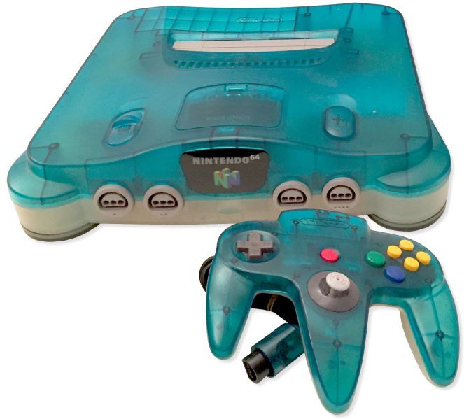 Nintendo 64 Funtastic Gen.2-Clear Blue (N64) Gebruikt