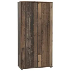 FORTE Schrank Faik Holzoptik Vintage Braun