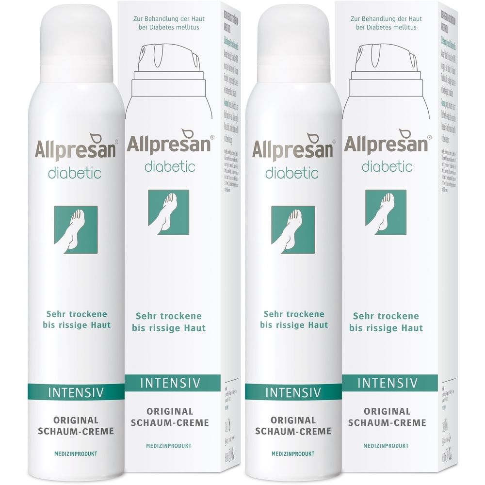 Allpresan diabetic Fuß Intensiv Schaum 2x 2x200 ml