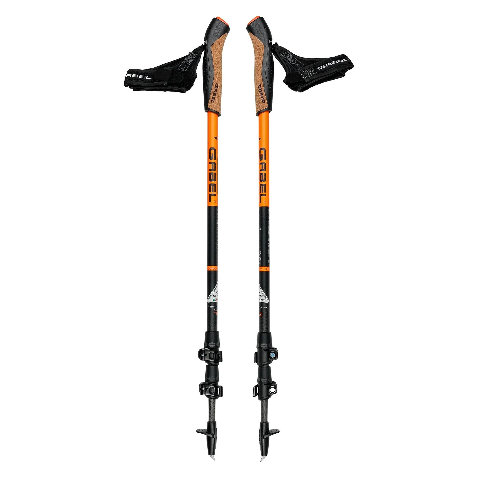 Gabel Poles Nordic Walking Stöcke Gabel Carbon XT 3S FL 100 63-135 (733535)