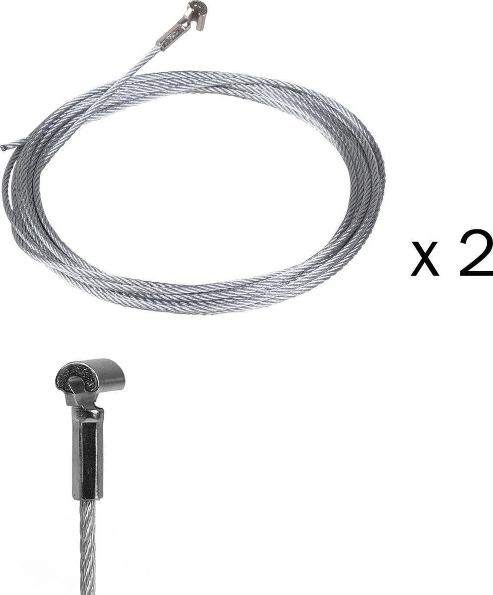 STAS Cobra ophangsysteem met staalkabel set van 2 stuks - 150 cm