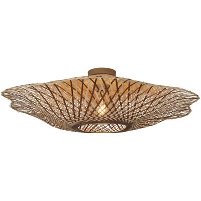 GOOD & MOJO Deckenleuchte "MADURO", braun, 1, Ø 87cm H: 22cm, Leuchten, Deckenleuchte
