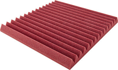 Auralex Acoustics "2" Studiofoam Wedges Burgundy" Weinrot