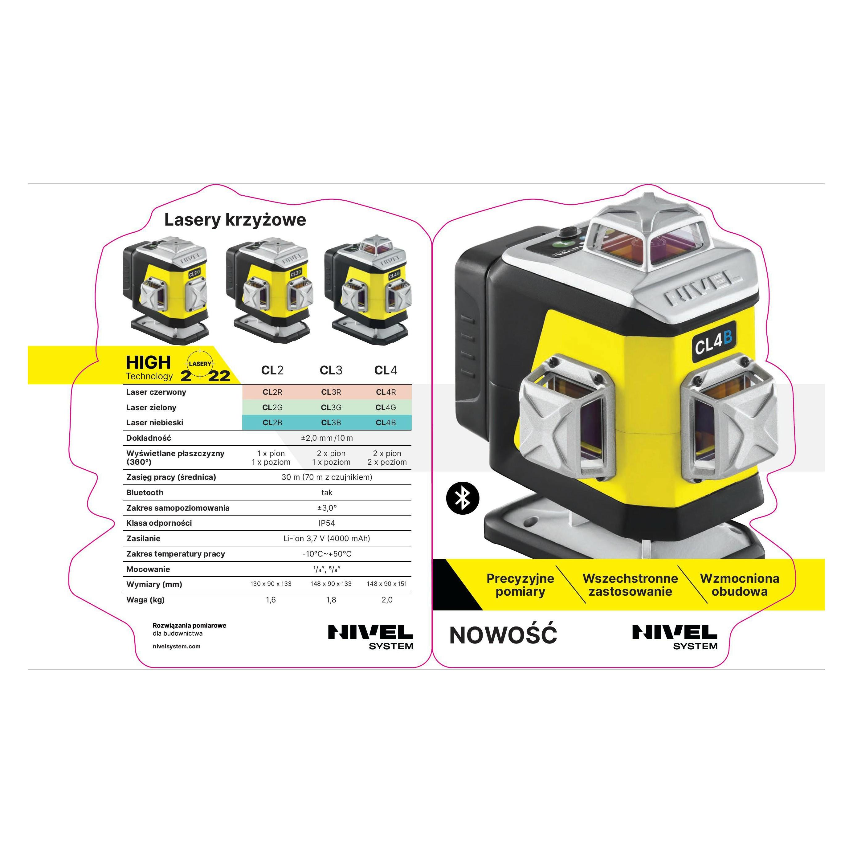 Nivel System Cross Cross Laser Cl4G 4X360 (Kreuzlinienlaser) (77882303)