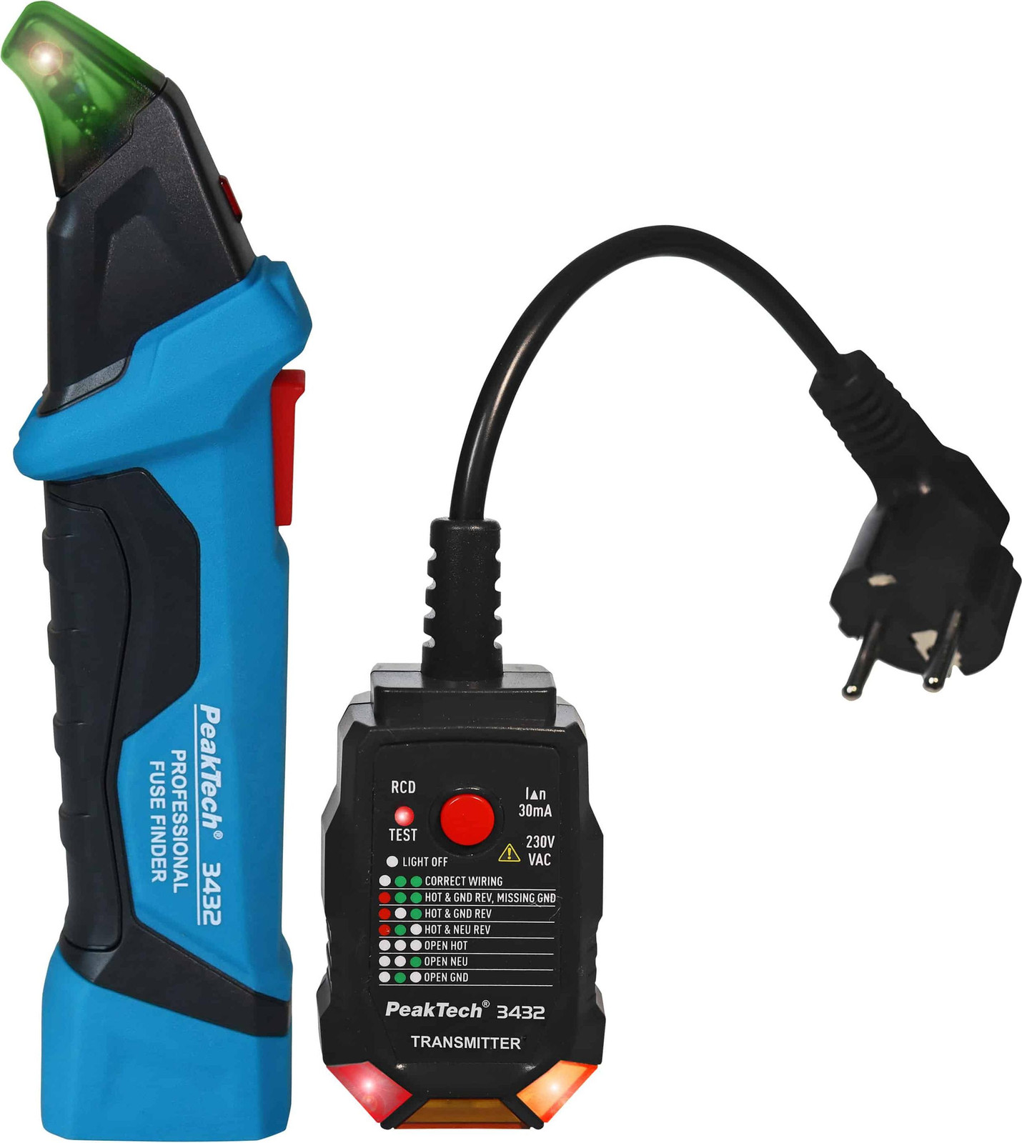 PeakTech P 3432 Zekeringzoeker en kabelzoeker