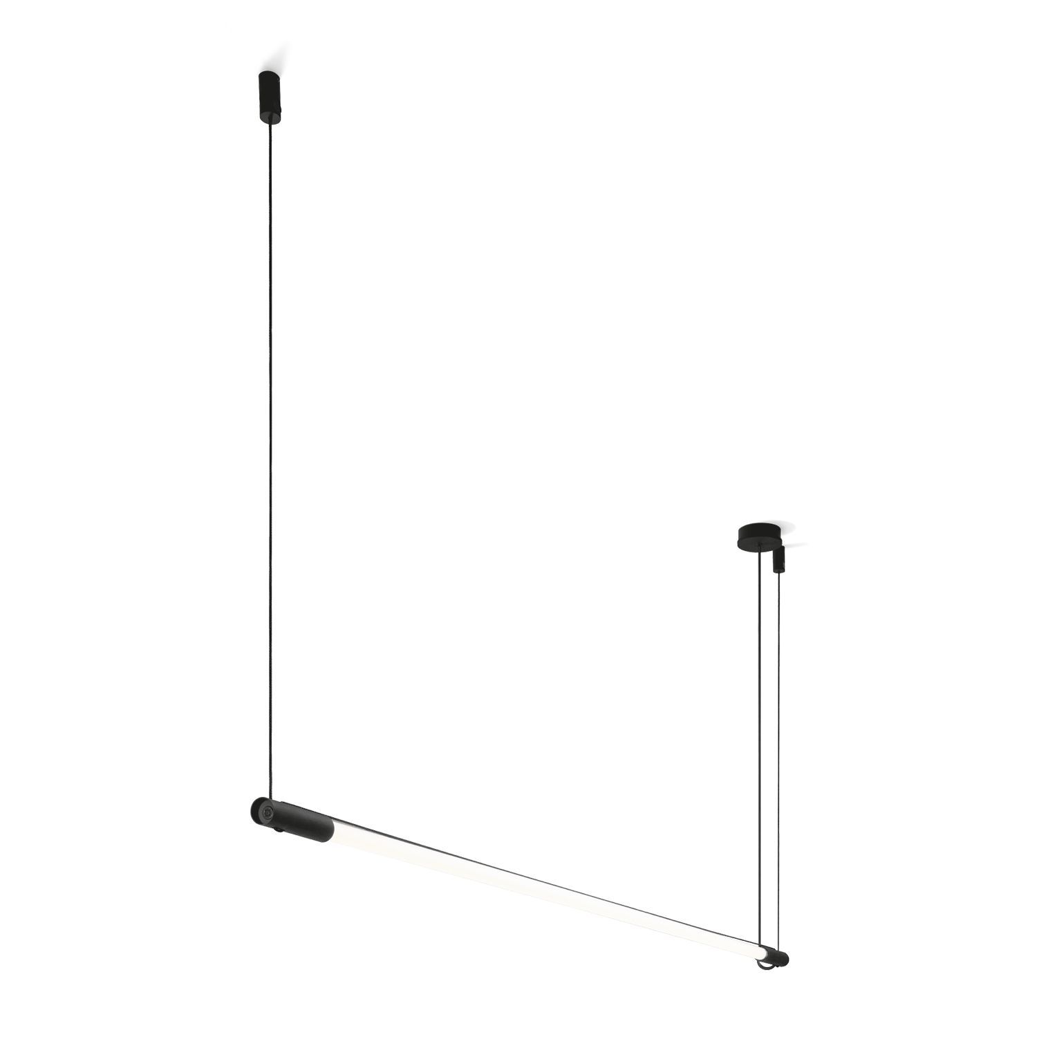 Wever & Ducré LED-Pendelleuchte DARF CEILING SUSP 1.1 - TUBE 4000K B 4000K 2561T7B6 5404037322121