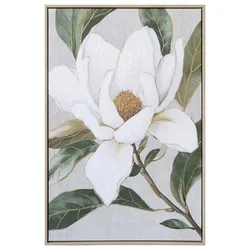 Keilrahmenbild Lotta Grün/Natur/Gold ca. 60x90cm
