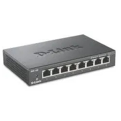 D-Link DGS-108 (8 Ports), Netzwerk Switch, Schwarz
