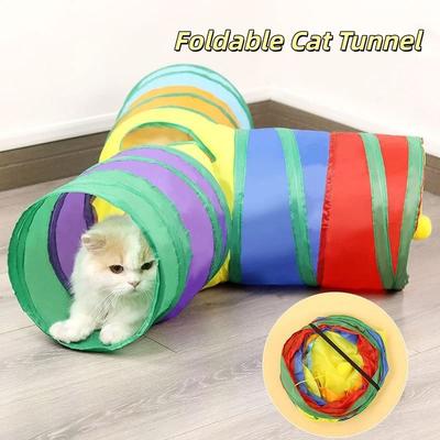 High Reliability Collapsible "Explorer" Pet Tunnel rainbow Y