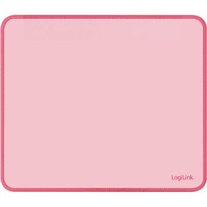 LogiLink Mauspad ID0224, pink, 220 x 250 mm, Stoff / Kautschuk