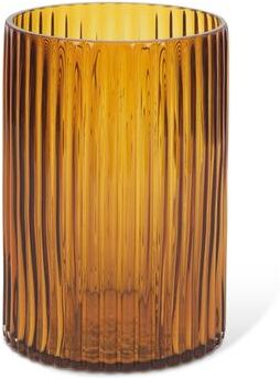"Mercana Dawn Amber Glass Vase (8"")"