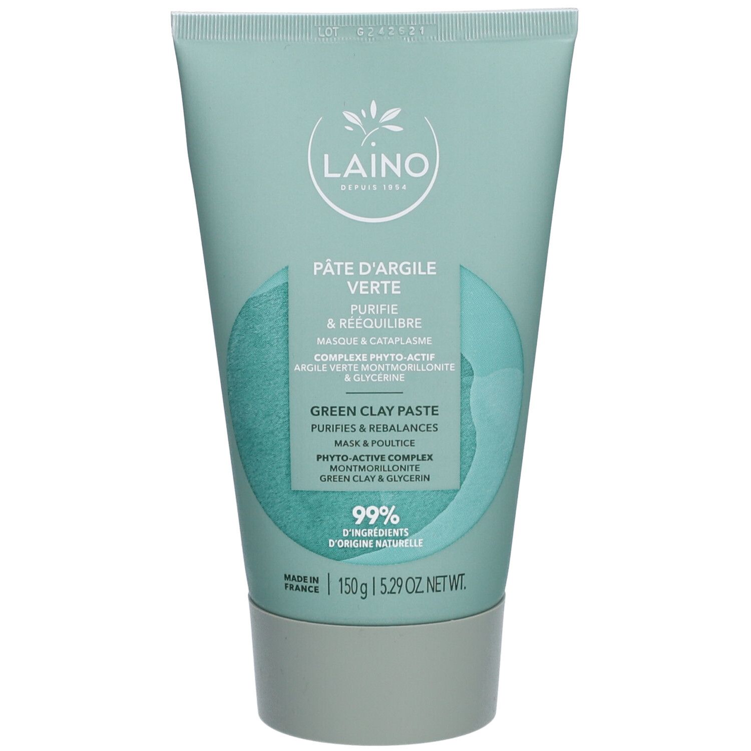 Laino pate d'argile prete a l'emploi tube 150g 150 g Gesichtsmaske