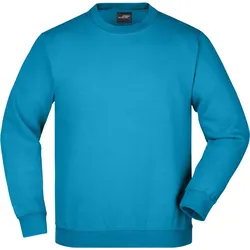 James & Nicholson Schwerer Kinder Sweater Sweatshirt JN040K turquoise M