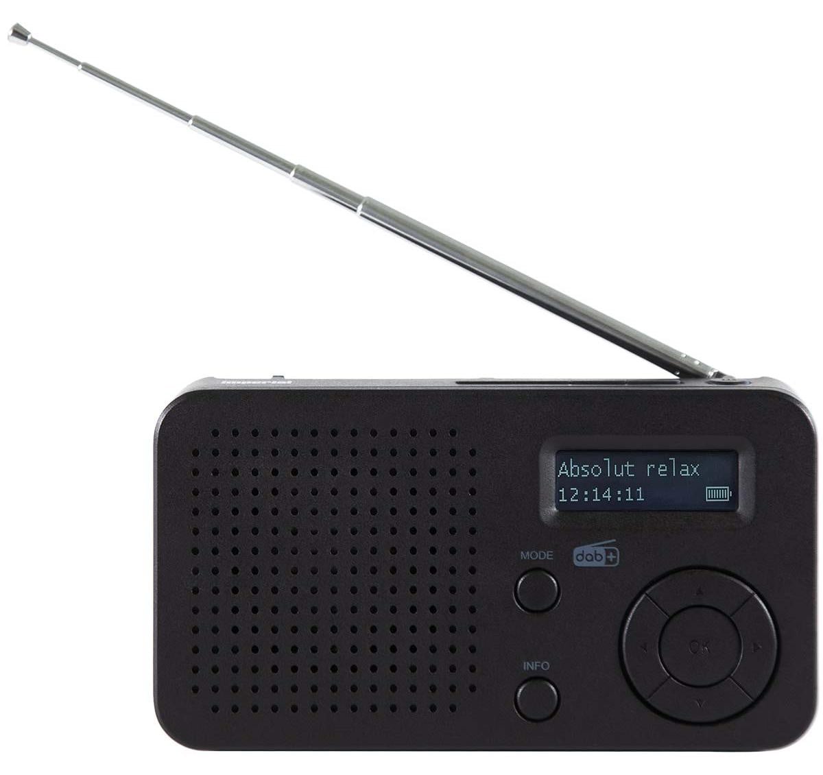 Imperial DABMAN 30 DAB+/FM-radio met houtlook, Bluetooth en powerbank, zwart