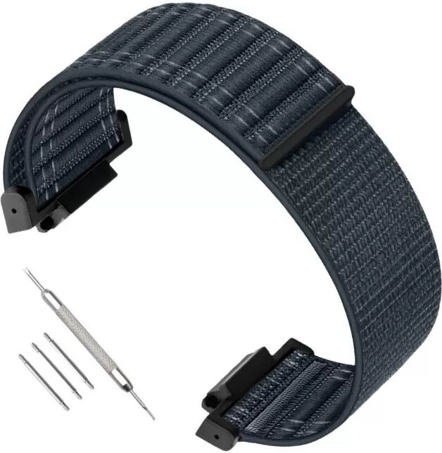 INF Bracelet en nylon pour Casio G-SHOCK GA110/700/DW-5600/5610 Wave Bleu