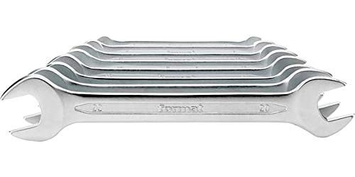 Format Dubbele steeksleutel set 8-delig DIN 3110 6-22 mm van CV-staal