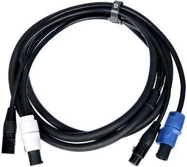 the sssnake PC 2,5 Power Twist/DMX Cable noir