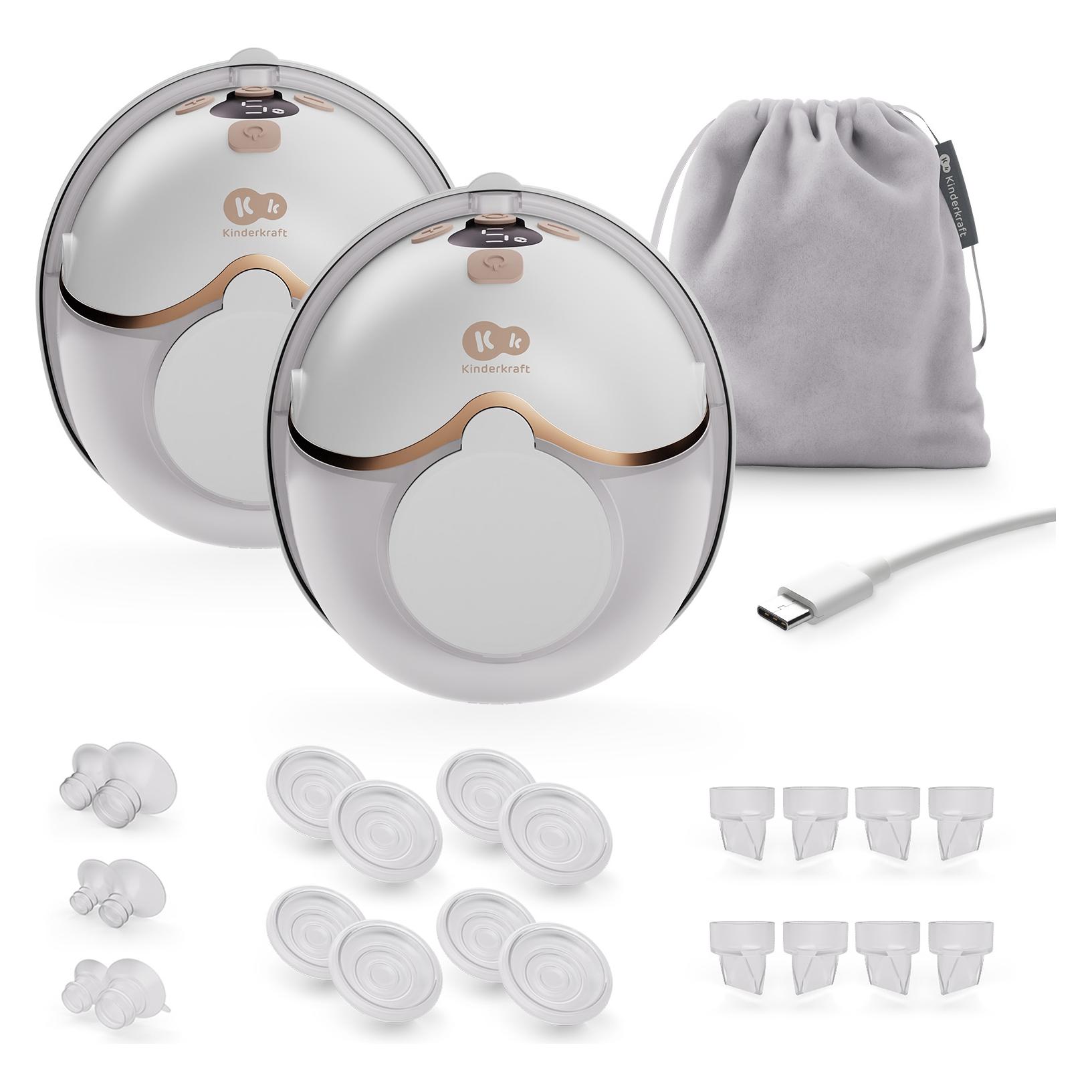 KinderKraft MAMAFLOW DOUBLE Gold hands-free breast pump (69189810)
