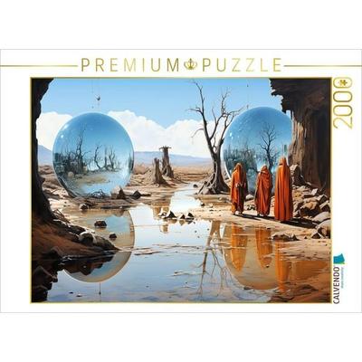 CALVENDO Puzzle Blaue Kugeln | 2000 Teile Lege-Größe 90x67cm Foto-Puzzle für glückliche Stunden, Sonstige von , Calvendo Puzzle