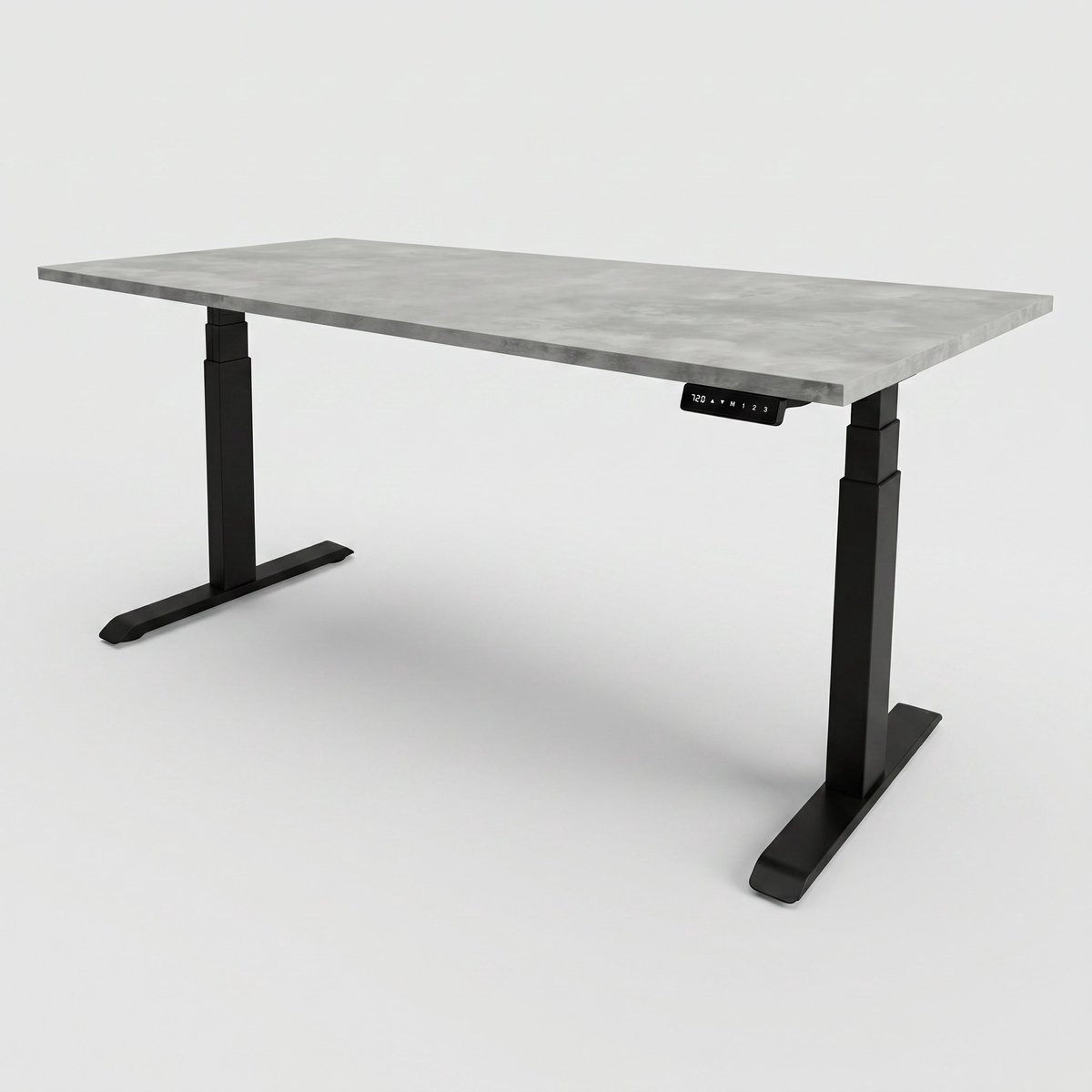 Professioneel elektrisch zit-sta bureau Breedte: 140 cm, Diepte: 80 cm