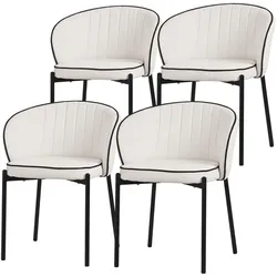ESSZIMMERSTÜHLE 4er Set Beige