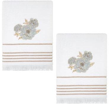 Nicole Miller Camille 2-Pack Bath Towel Set - Bath Towel 2 Pack