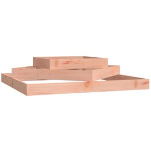 vidaXL Hochbeet 823890, aus Douglasienholz, 112 x 112 x 27cm, natur