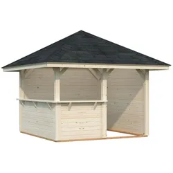 Palmako Pavillon Bianca 8,3 m2 Set 103 naturbelassen
