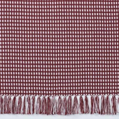 Lintex Linens, Inc. Homespun Oblong Tablecloth, 60 x 84, Wine