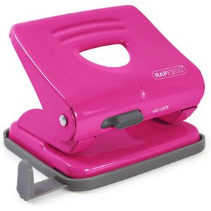 RAPESCO Locher 825, 1360, pink, Bürolocher, Stanzleistung ca. 25 Blatt
