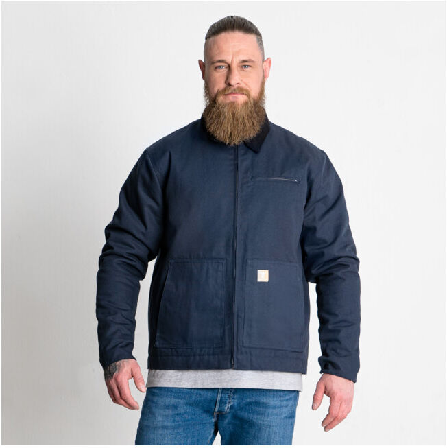 Veste matelassée STIER Heavy Work, Couleur Bleu foncé, Taille XL, coton organique (906700)