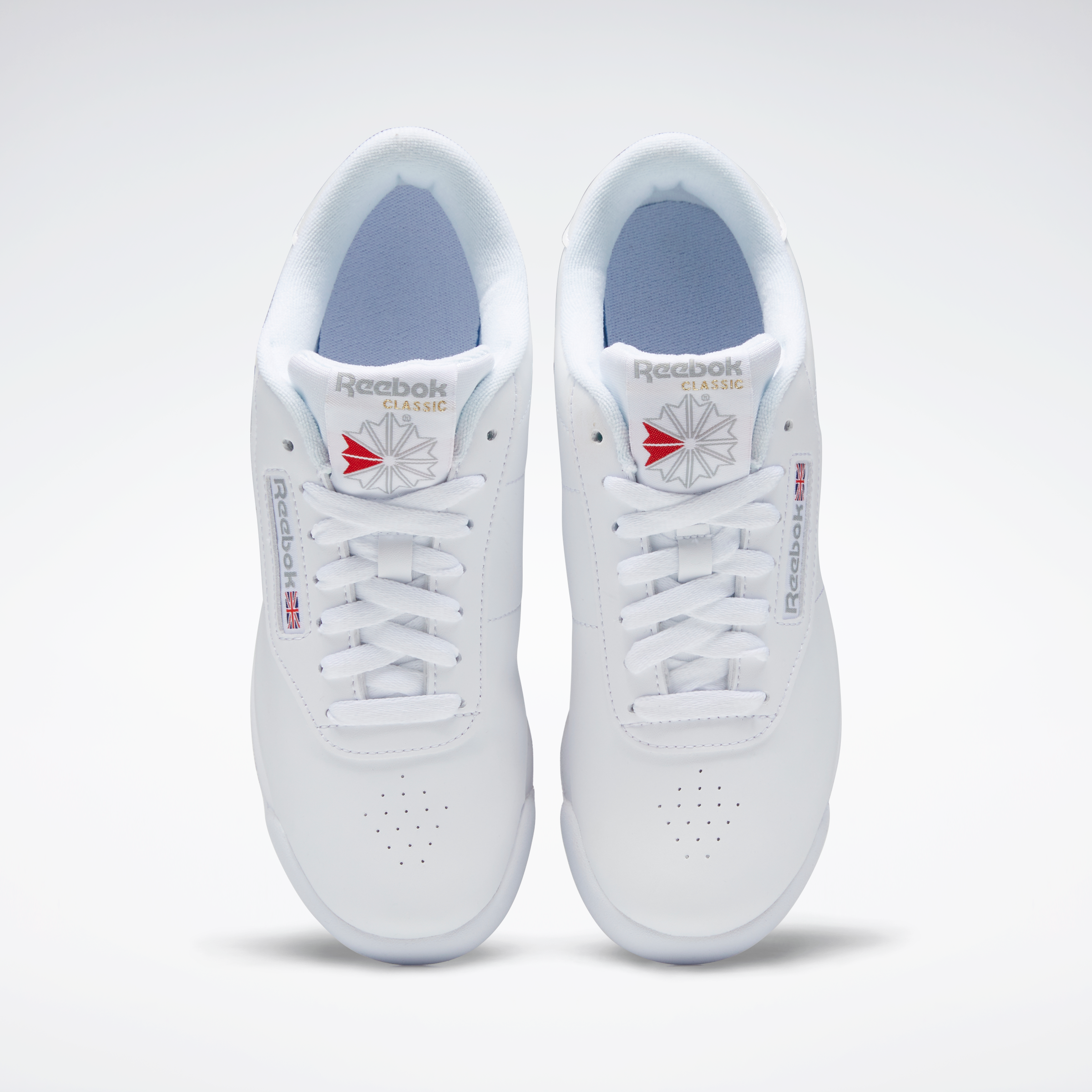 Sneaker REEBOK CLASSIC "PRINCESS", Damen, Gr. 38,5, weiss (weiß), Synthetik, Schuhe Sneaker weiß 38,5