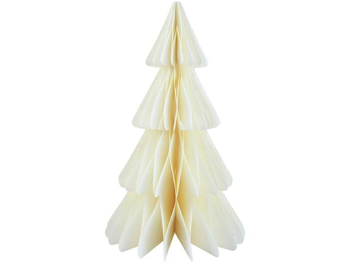 Tannenbaum aus Papier MERRY weiss