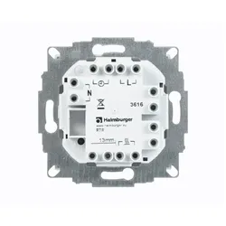 Halmburger RTR-5523 (RG) Raumtemperaturregler, 230 V, u.P., Thermostat, Mehrfarbig