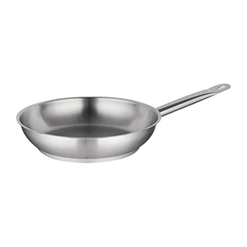 Vogue RVS Koekenpan 24 cm - Professioneel Kookgerei voor Inductie