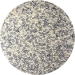 Zuckerperlen Silber‐weiß, 80 g