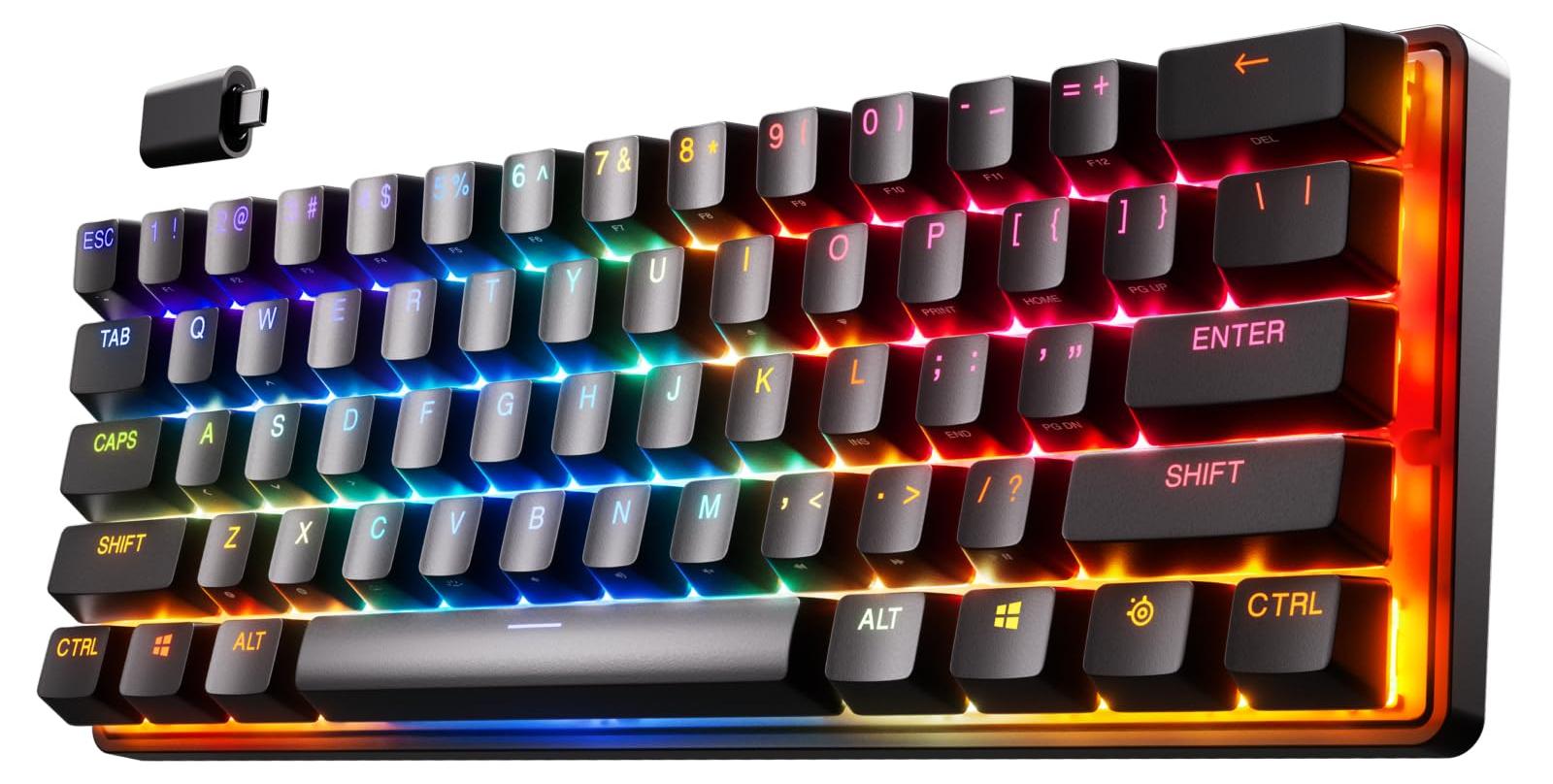 SteelSeries Apex Pro Mini Wireless HyperMagnetic Gaming-Tastatur - Die weltweit
