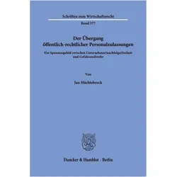Der Übergang öffentlich-rechtlicher Personalzulassungen, Ratgeber von Jan Hüchtebrock
