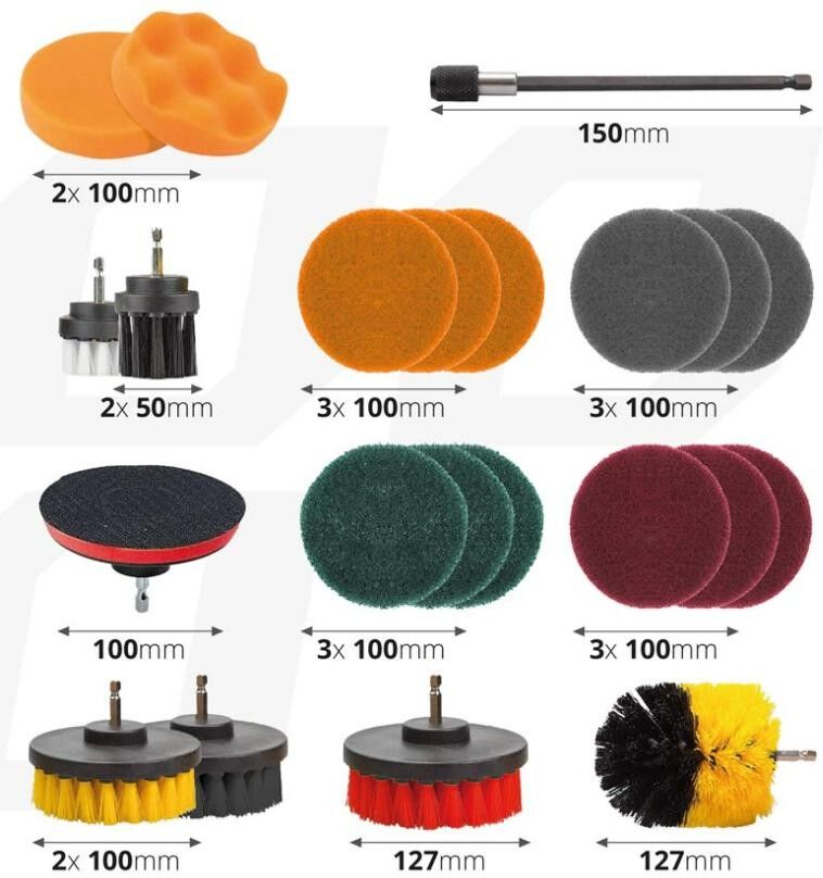 AMiO 02594 Cleaning Brush Set