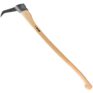 SHW Sappie Nature, 56812, mit Rückenzahnung, 105 cm Eschenholzstiel, mit 1100 g geschmiedetem Stahlkopf