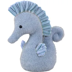 Plüsch-Maskottchen Wasserpferd Kuscheltier Blau 25cm