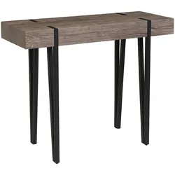 KONSOLENTISCH dunkler Holzfarbton Adena