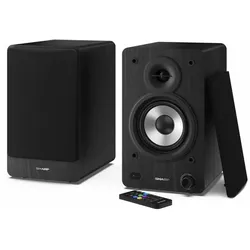 SHARP CP-SS30 BT Hifi-Lautsprecher schwarz