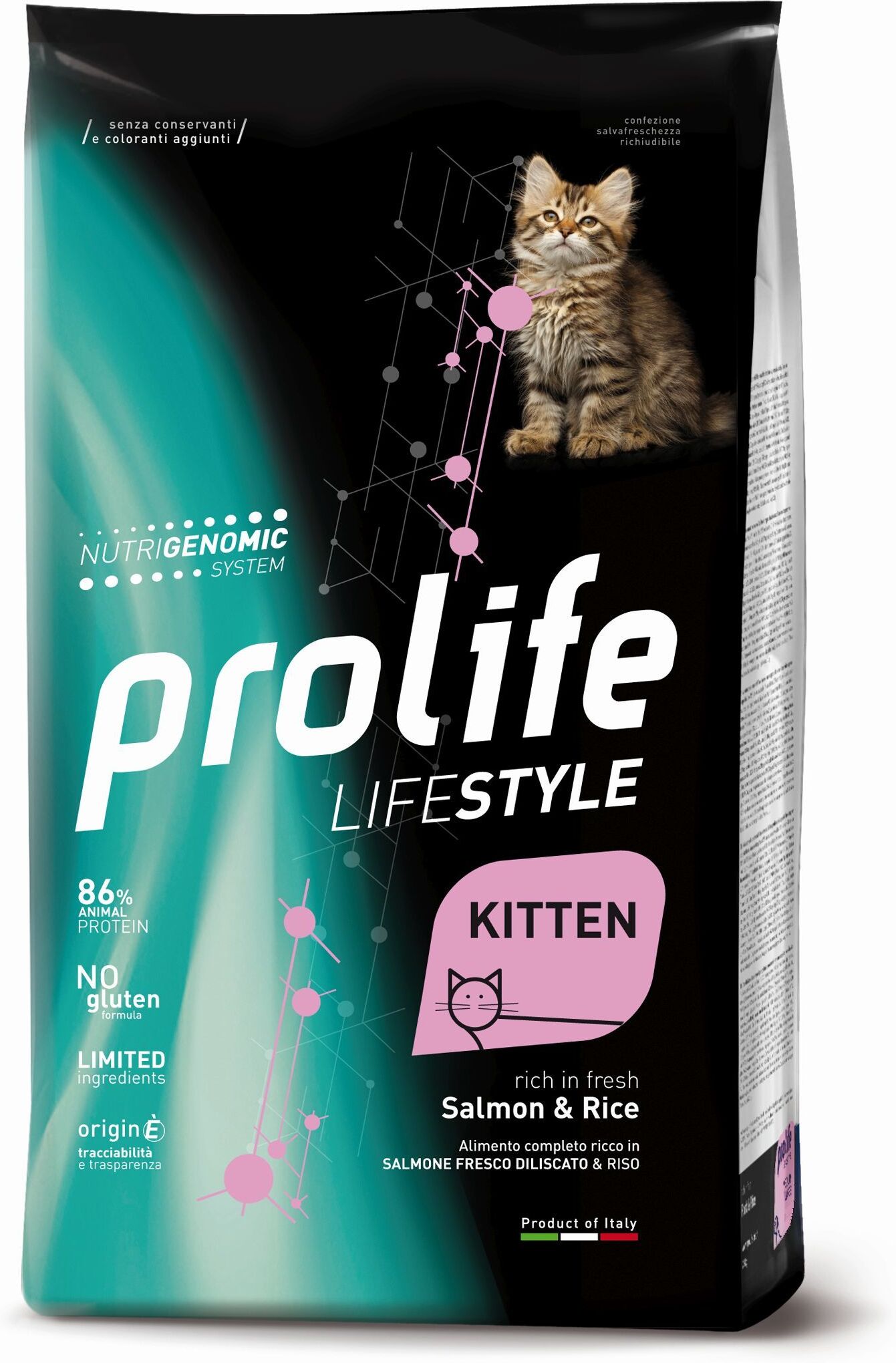 Zoodiaco Prolife Cat Life Kitt Sal 400g