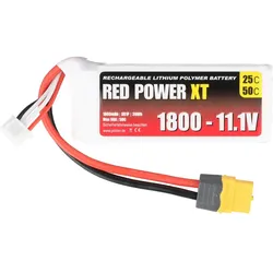 Red Power Modellbau-Akkupack (LiPo) 11.1 V 1800 mAh 25 C Softcase XT60 (1800 mAh, 11.10 V)