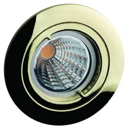 Rutec ALU55783 ALU Druckguss ohne Sprengring starr für MR16 gold