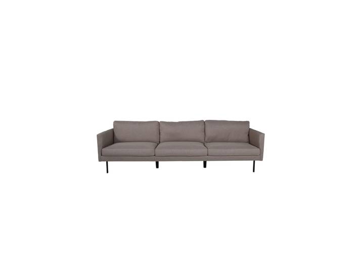 3-Sitzer Samtsofa „Zoom“ Hellbraun VE DESIGN