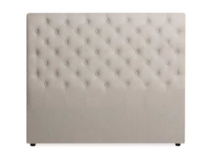 Tête de lit capitonnée Constance 140cm Tissu Beige
