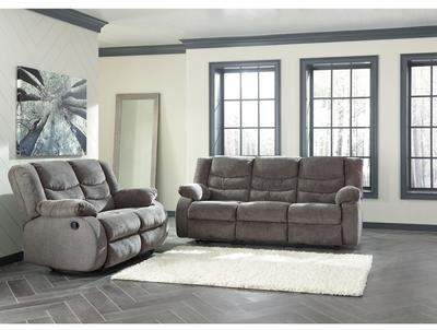 "Signature Design by Ashley Tulen Gray 2-Piece Upholstery Package - 87""W x 40""D x 40""H"